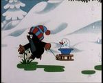 Кадр из мультфильма Крот и снеговик №5