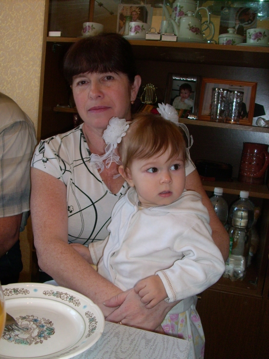 День рождения. С бабушкой Лидой.